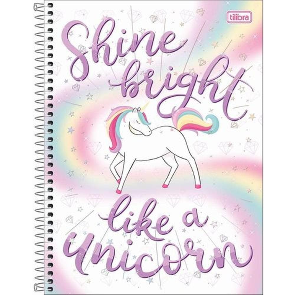 Caderno Univ. 10 Matérias 160 Folhas Blink Capa 4 - Tilibra