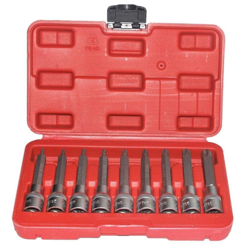 Jogo De Soquete Torx Macho Com 9 Peças