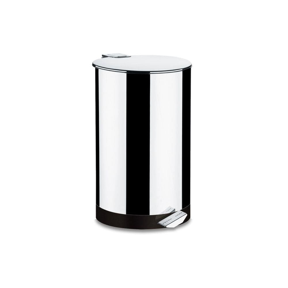Lixeira inox pedal decorline lixeiras brinox