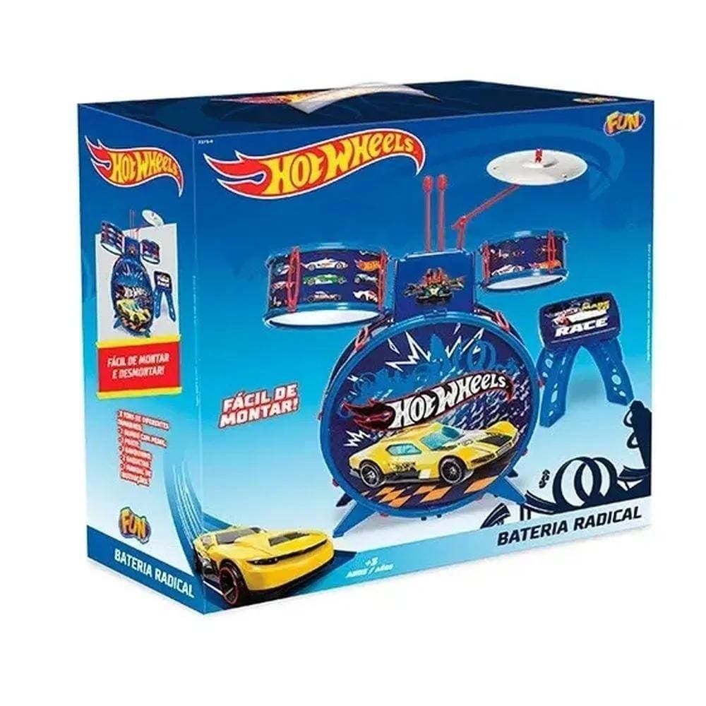 Bateria Infantil Radical - Hot Wheels F00057 Fun