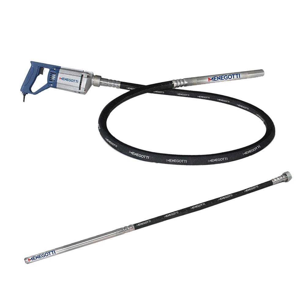 Vibrador Concreto Com 2 Mangotes 1,2m e 2,5m 1000W MPV Menegotti 220V