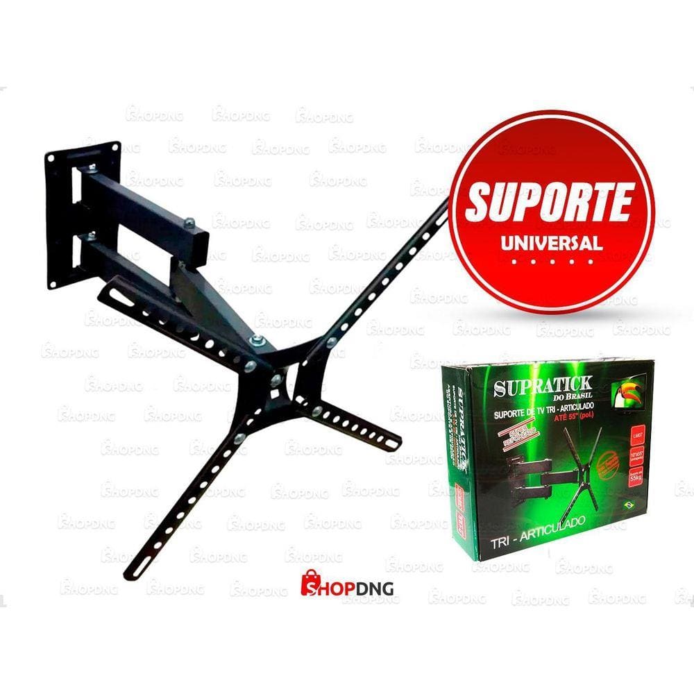 Suporte Universal Tri-Articulado Para Tvs Lcd Led 10 A 55