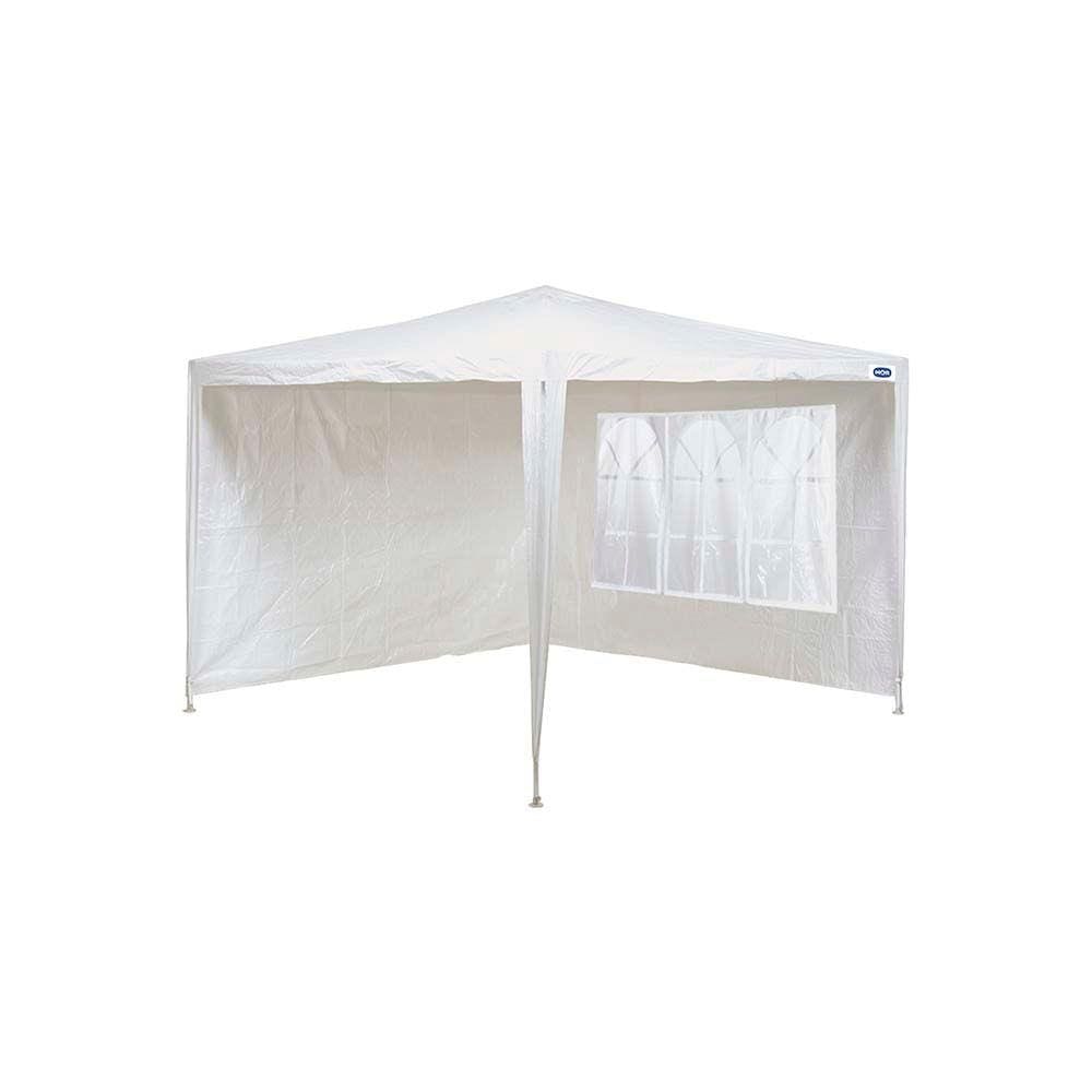 Conjunto Parede para Gazebo Ráfia Branco 3m x 3m