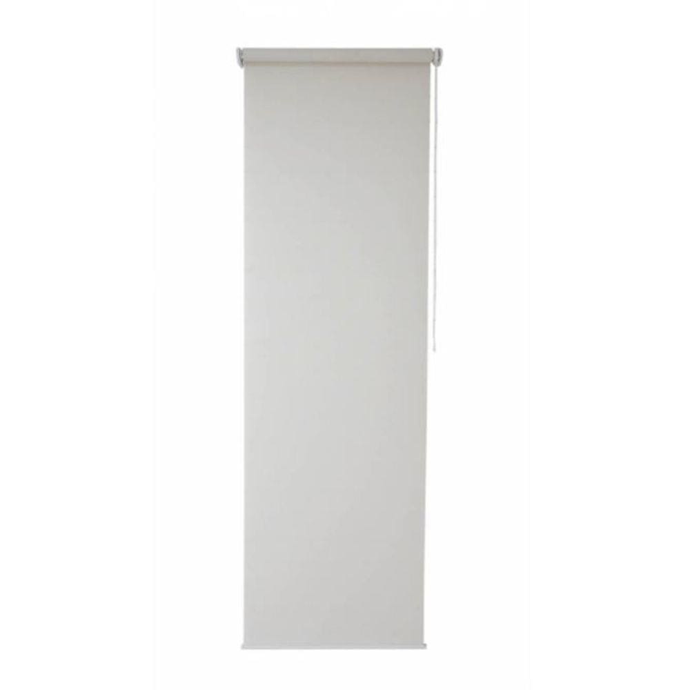 Persiana Rolo Translúcida Branca 100 (L) x 260 (A) cm Cortina Screen Solar Off-White 1,00 X 2,60