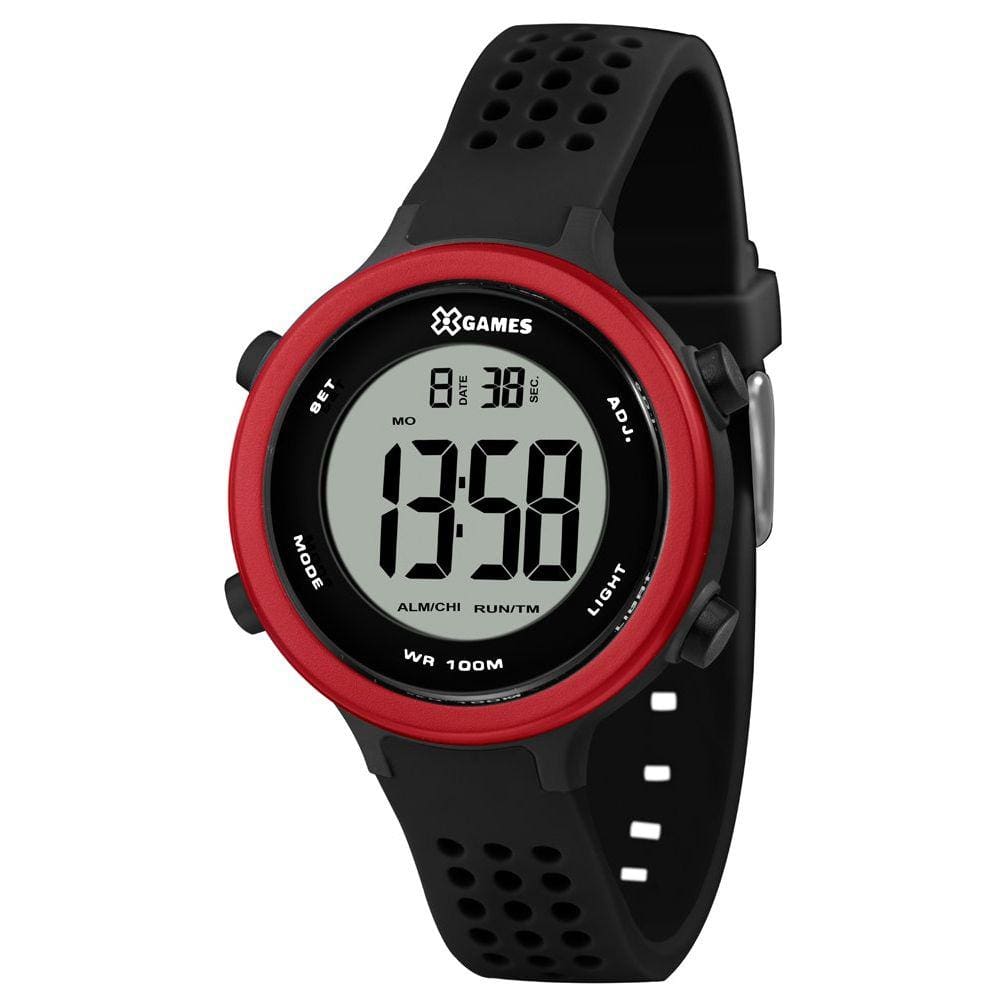 Relogio Infantil Masculino Digital Esportivo Preto X Games