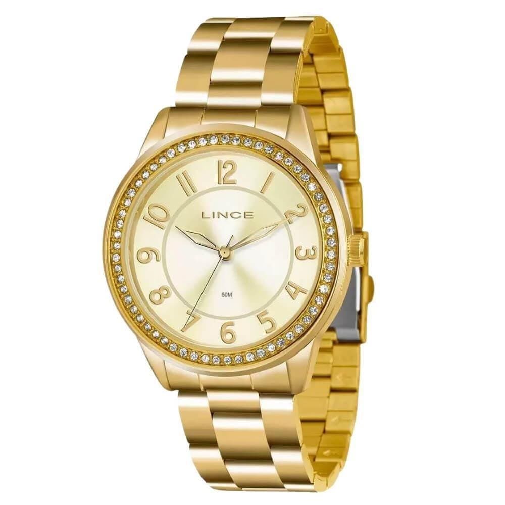 Relógio Feminino Lince Lrg4339L C2Kx Dourado