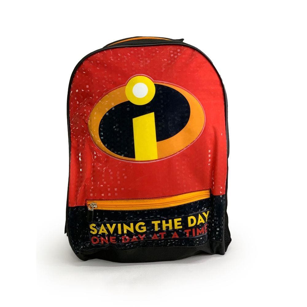 Mochila G Escolar Disney Logo Os Incríveis Pixar