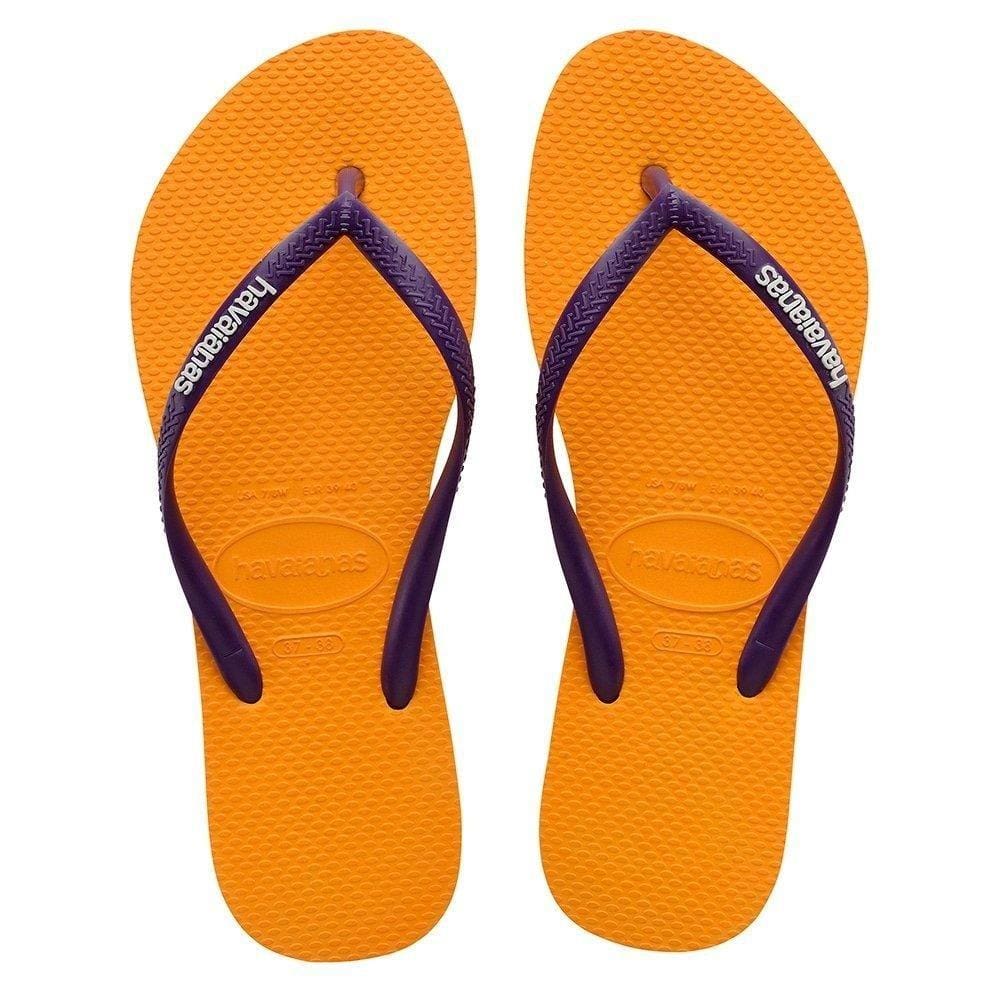 Havaianas Slim Logo Pop-Up Laranja Citrus