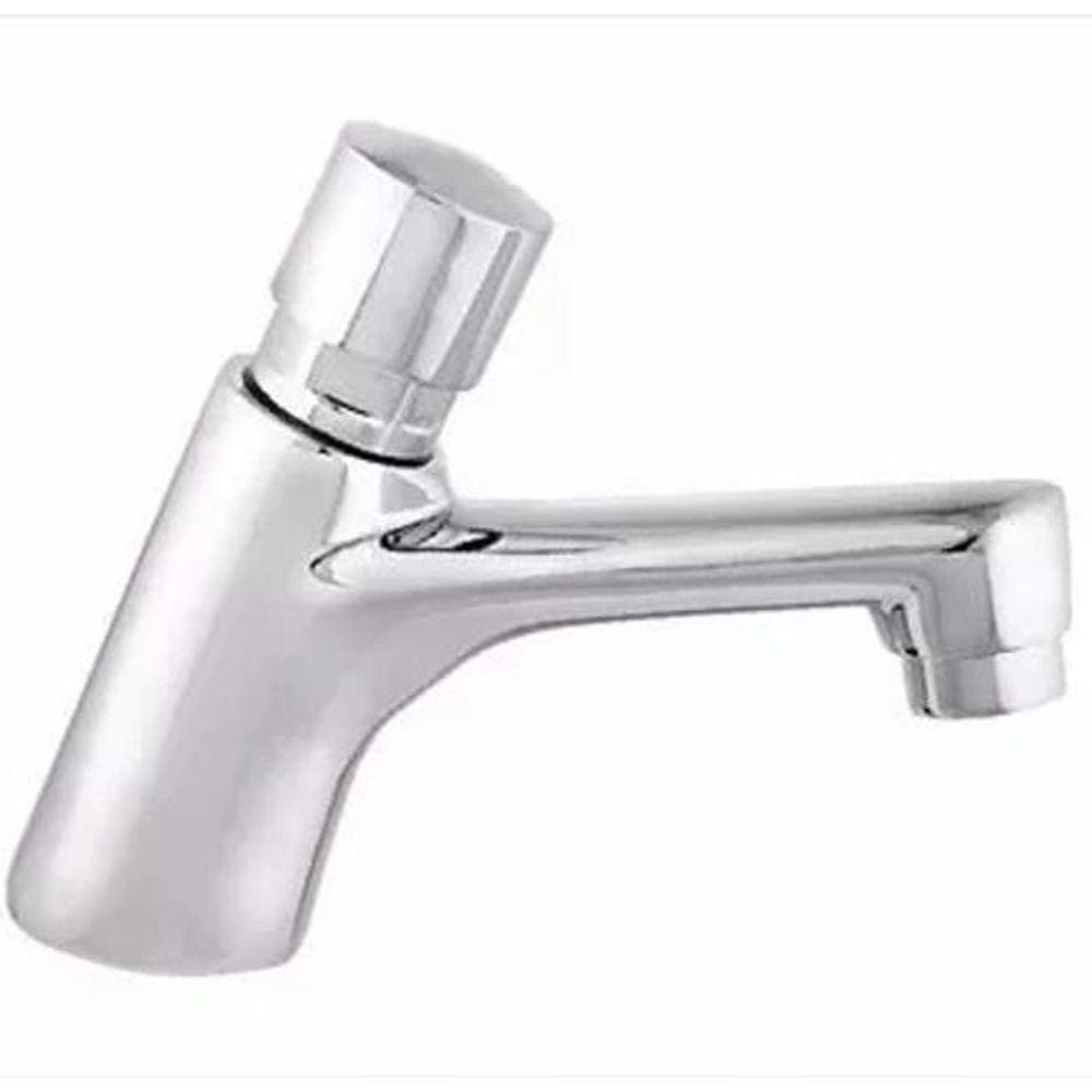 Torneira Automática Com Temporizador Para Lavatório Curvada