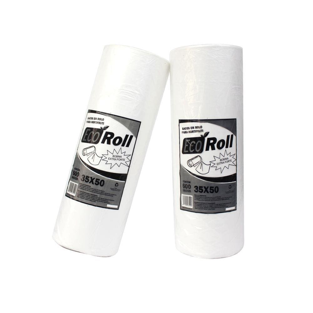 Bobina Saco Plastico Picotada 35x50 Ecoroll Extra Fort