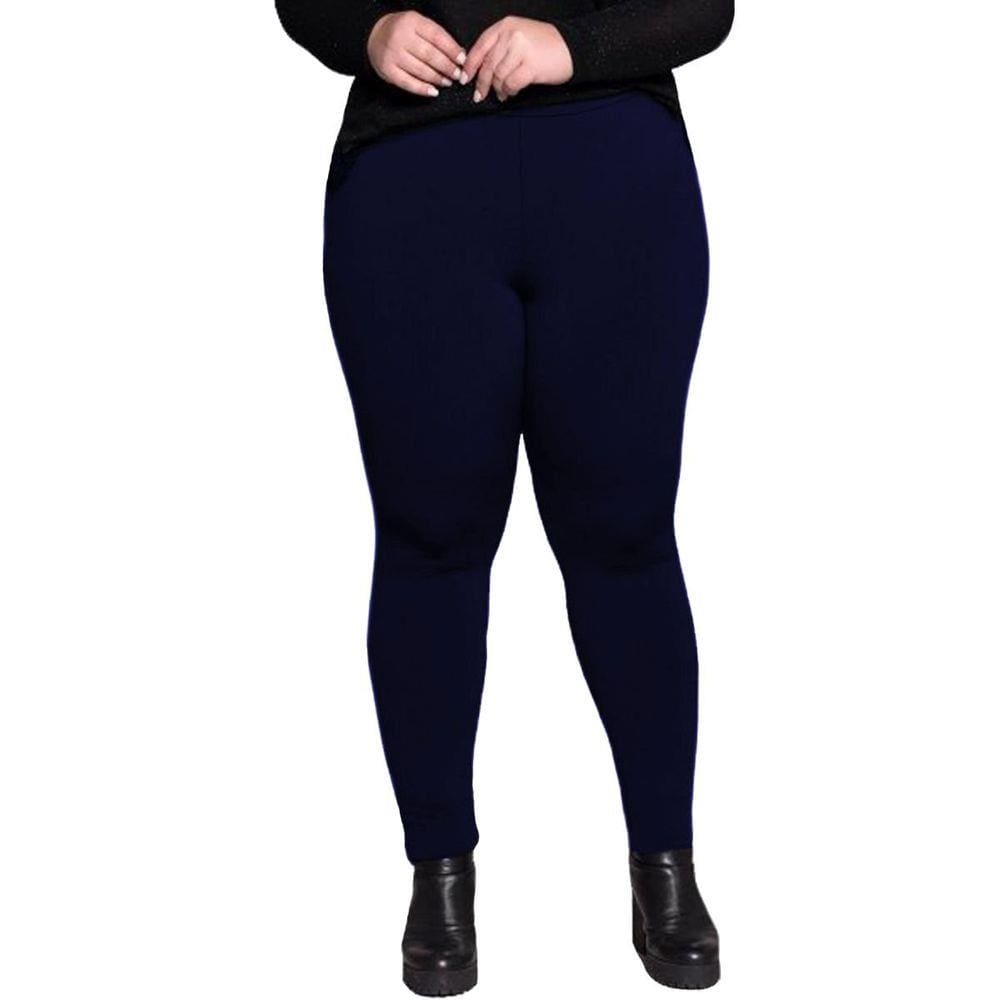 Calça legging plus size peluciada térmica suplex Dicors ref. 04.111