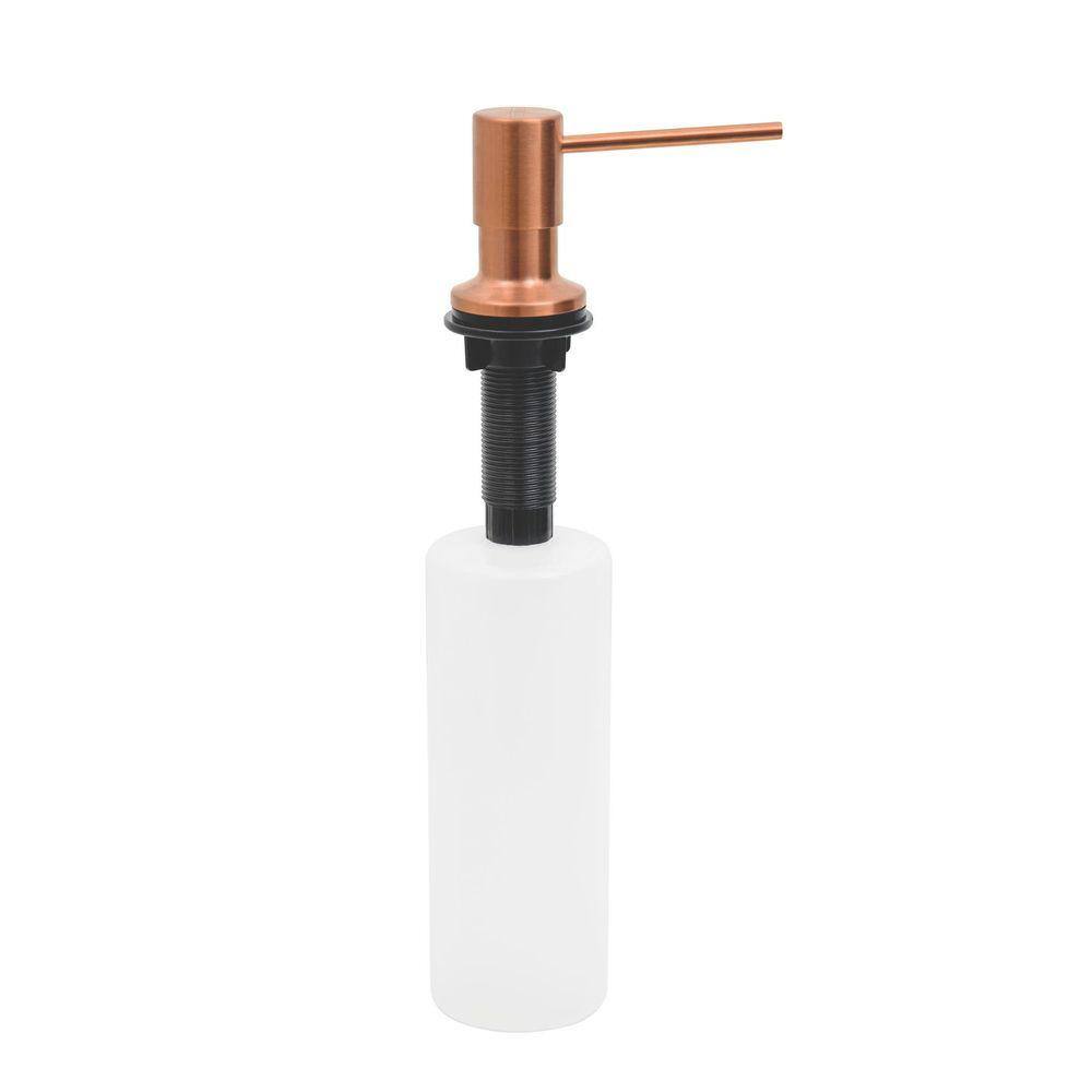 Dosador de Sabão Tramontina Aço inox Rose Gold com Recipiente Plástico 500 ml com revestimento PVD Tramontina