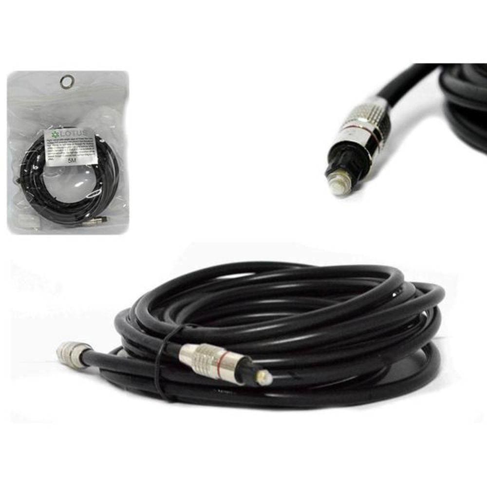Cabo Óptico Elg Para áudio T5018hd 3 Metros