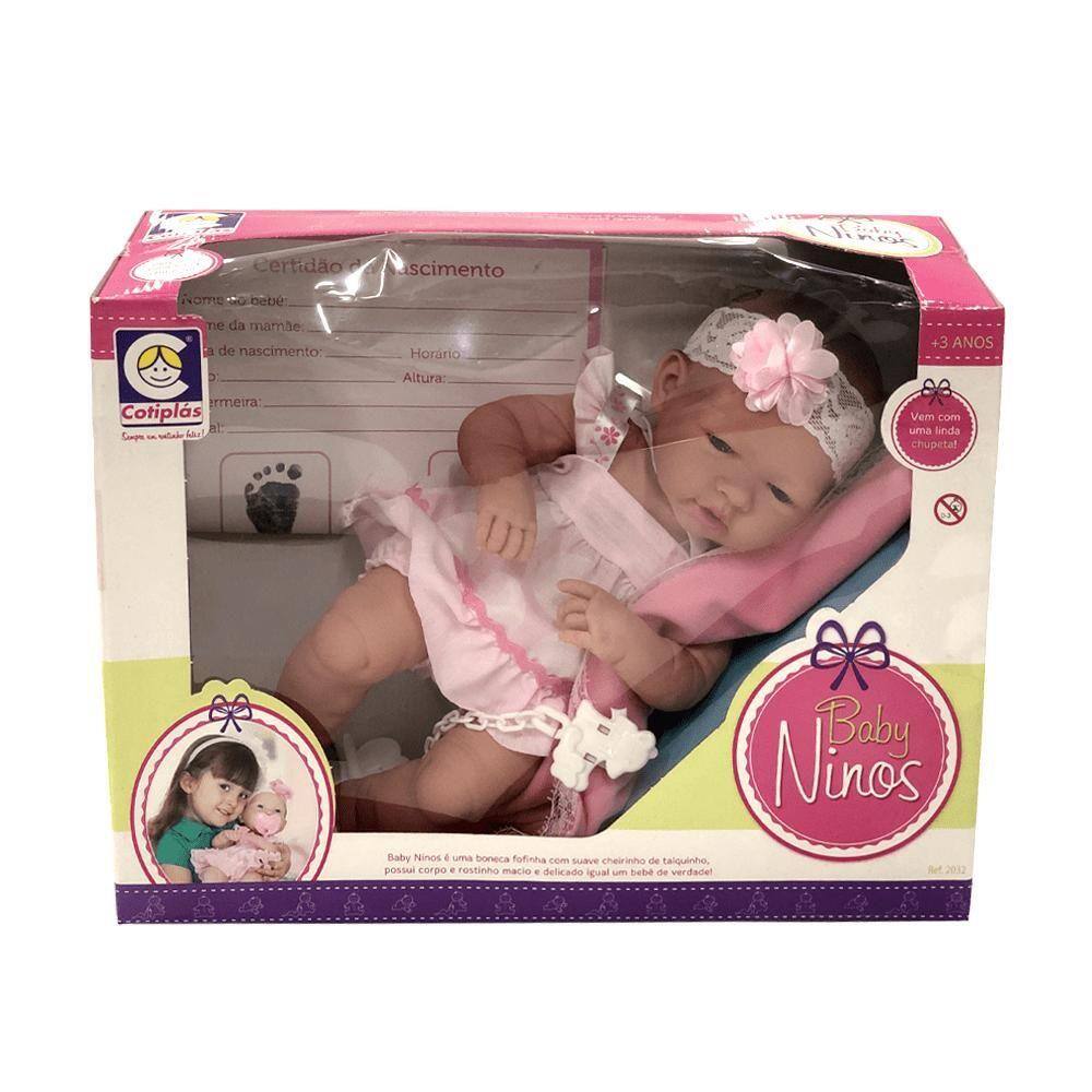 Berço De Balanço Boneca Reborn Baby Ninos Cotiplas 2426