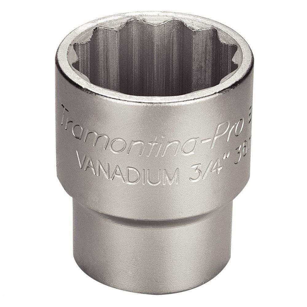 Soquete Estriado em Aço Cromo Vanádio 38 mm - Encaixe 3/4” Tramontina