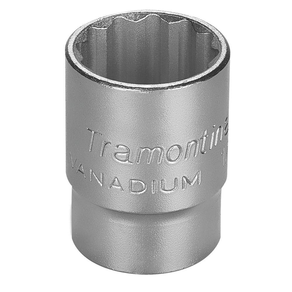 Soquete Estriado em Aço Cromo Vanádio 29 mm - Encaixe 1/2" Tramontina PRO Tramontina