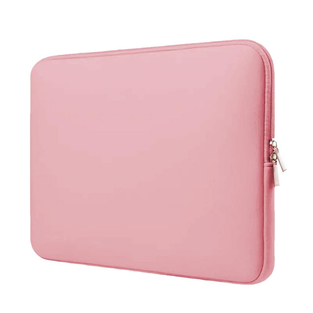 Capa Case Luva Pasta Maleta Com Ziper Para Notebook De 15 15,6 Polegadas - Rosa Bebê