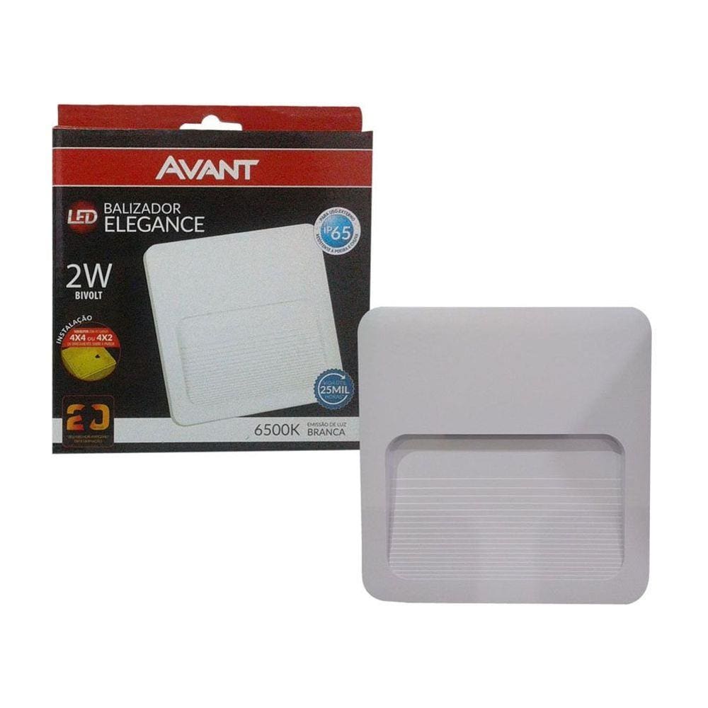 Balizador LED 4X4 e 4x2 Avant  2W Bivolt 6500K Branco Frio