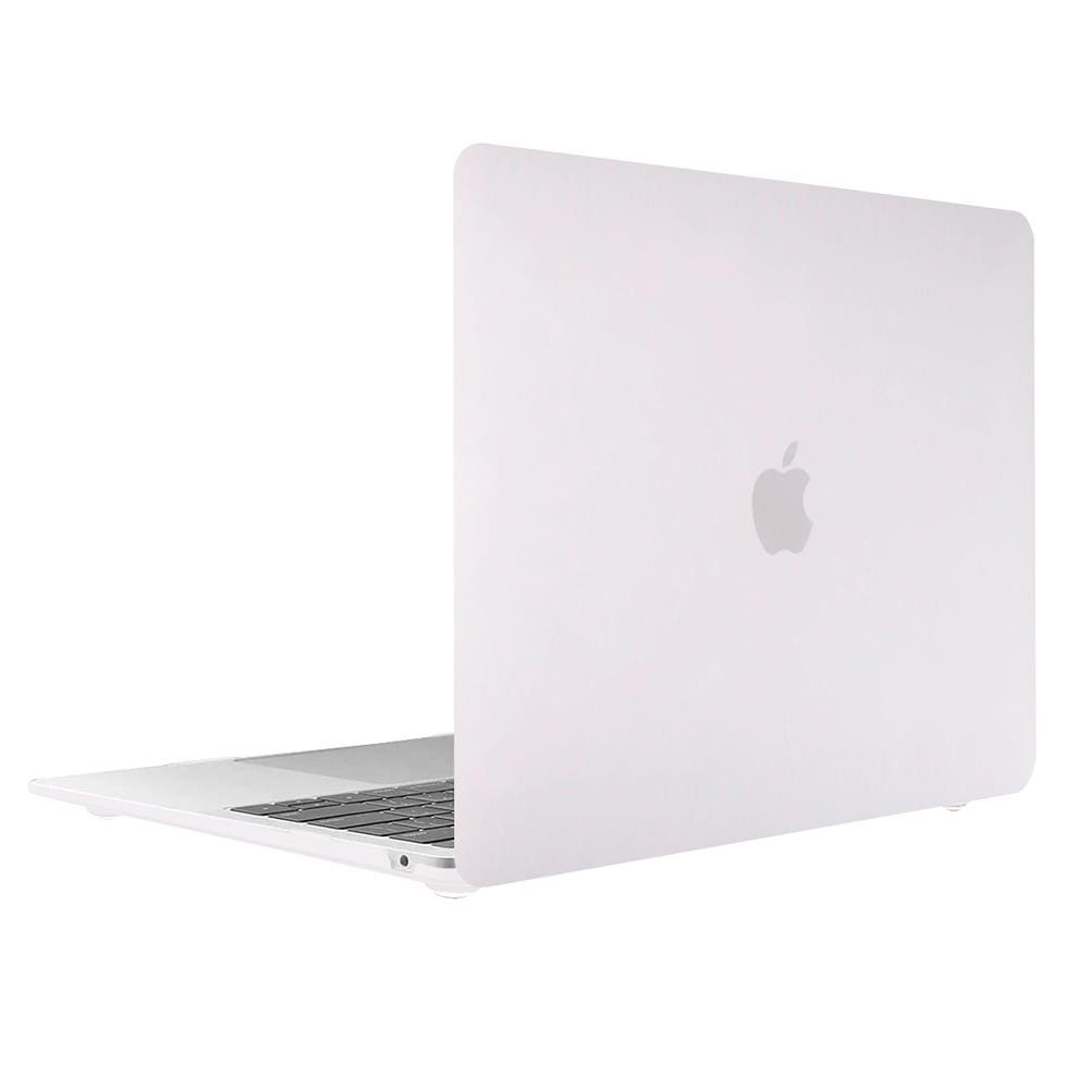 Capa Case Slim Macbook_ New Air 13" A1932 / A2179 / A2337 Com Chip M1 - Transparente Fosco