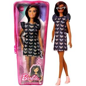 Boneca Barbie Fashionistas Menina Loira - Roupa Fashion Camisa