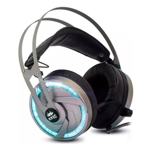 Headset Gamer Warrior Straton Usb 2.0 Stereo Led Azul Ph244