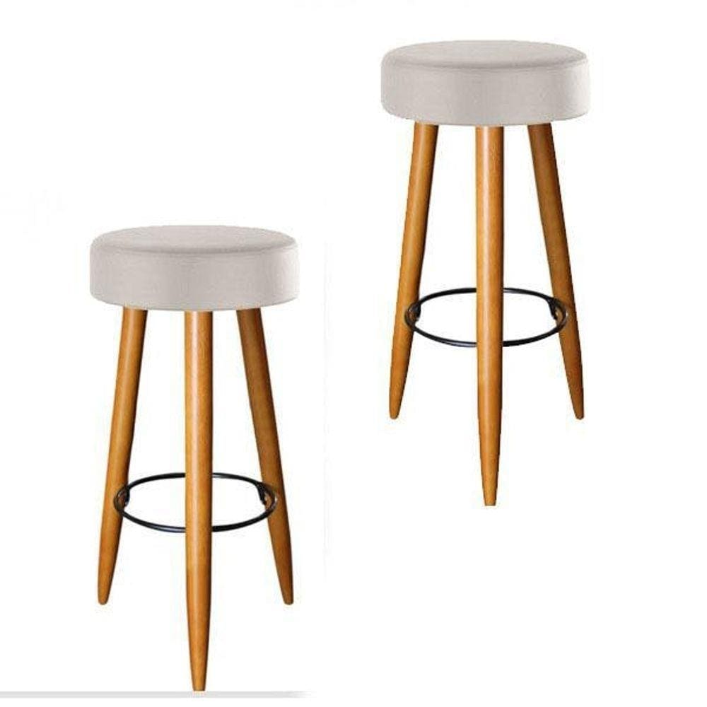 Kit Com 2 Banqueta Alta 70Cm Para Cozinha,Bar Premium