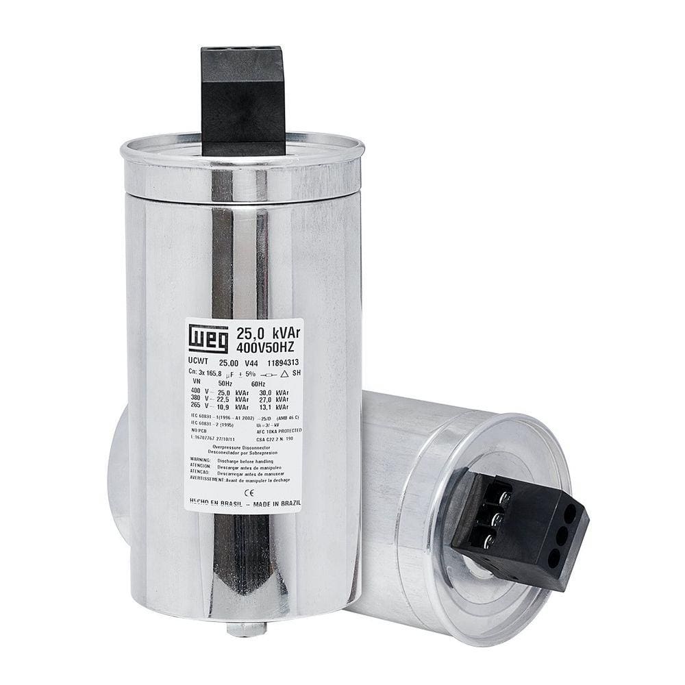 Unidade Capacitiva Trifásico 12,5KVAR 220v-UCWT12,5V25 Q26 H