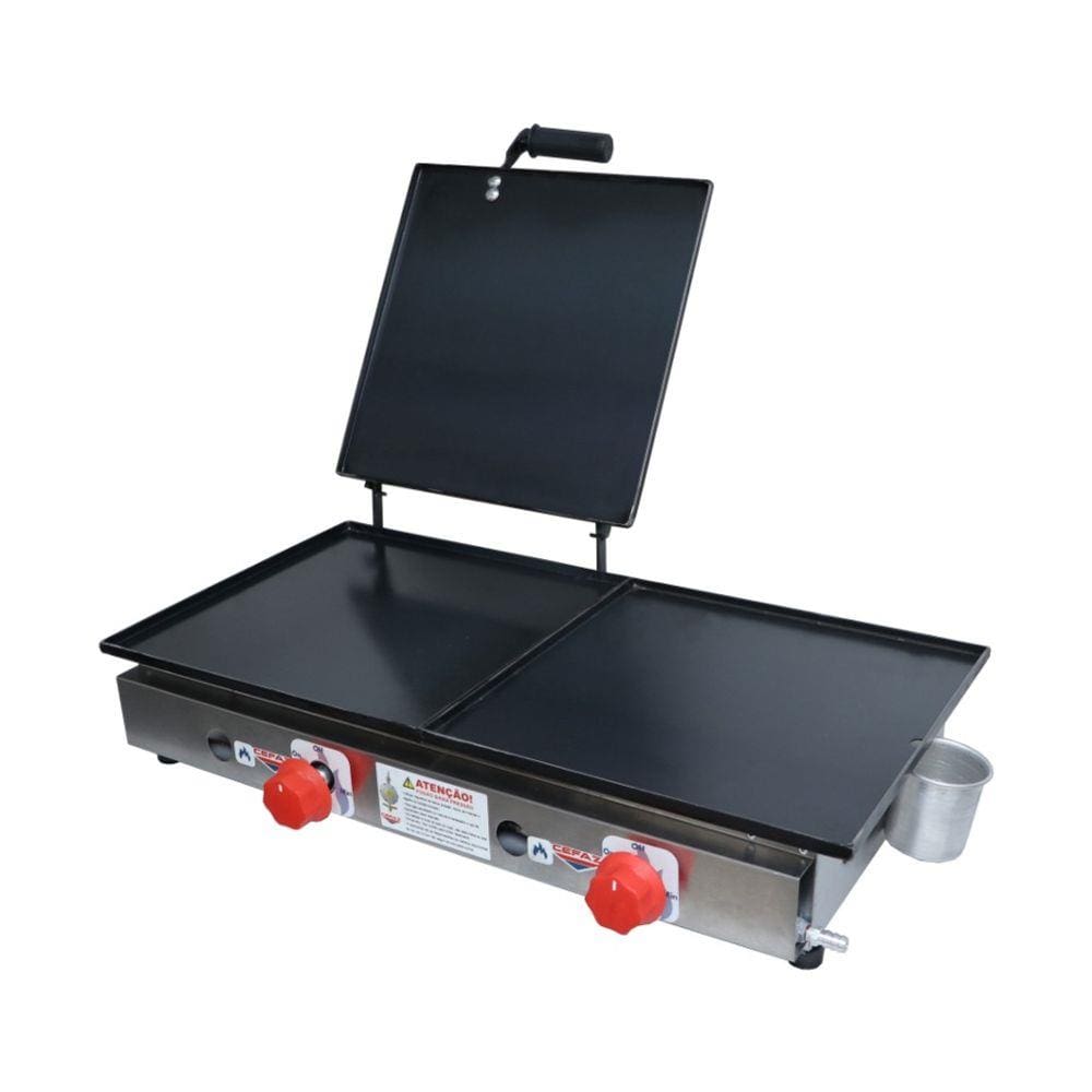 Chapa Sanduicheira Cefaz Industrial Com Prensa 31x60-CSAM-02