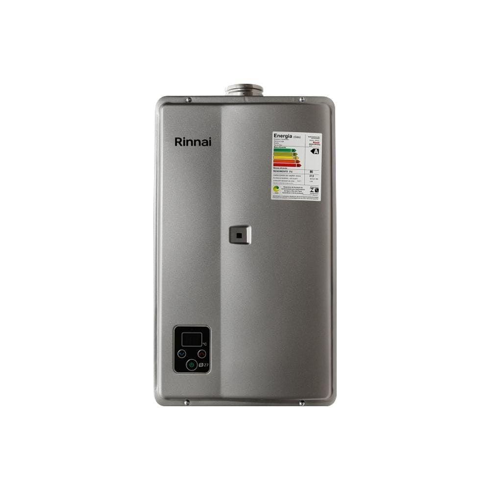 Aquecedor A Gás Rinnai E27 Prata (Glp)