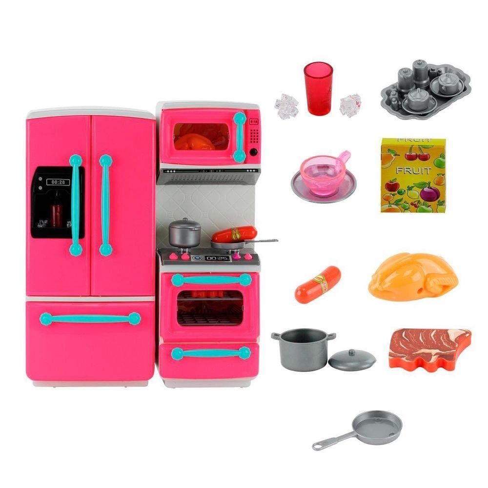 Tocar Cozinha,Conjunto brinquedos jogo realista cozinha crianças -  Brinquedo comida infantil fofo para berçário, jardim infância, jogo cozinha