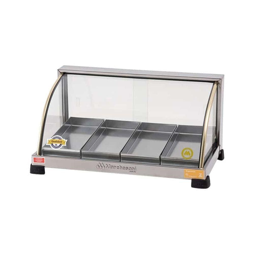 Estufa Ouro Vidro Curvo 4 Bandejas Marchesoni 2041 127v