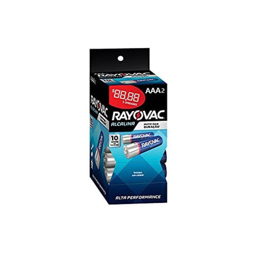 Kit Pilhas Palito Rayovac Alcalina Aaa Com 32 Unidades
