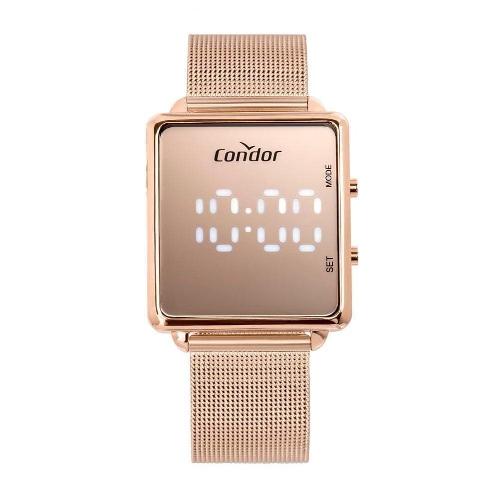 Relógio Condor Feminino Digital Rosé Comd1202Ag/4J