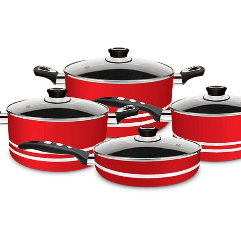 Jogo de Panela Clarity Red 4 pcs Eirilar