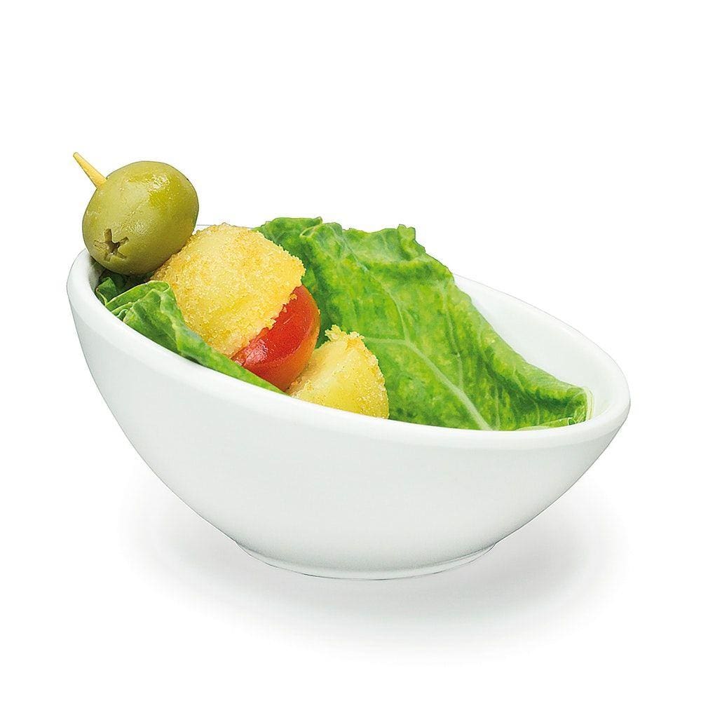 Travessa Finger Food Redonda Curvada