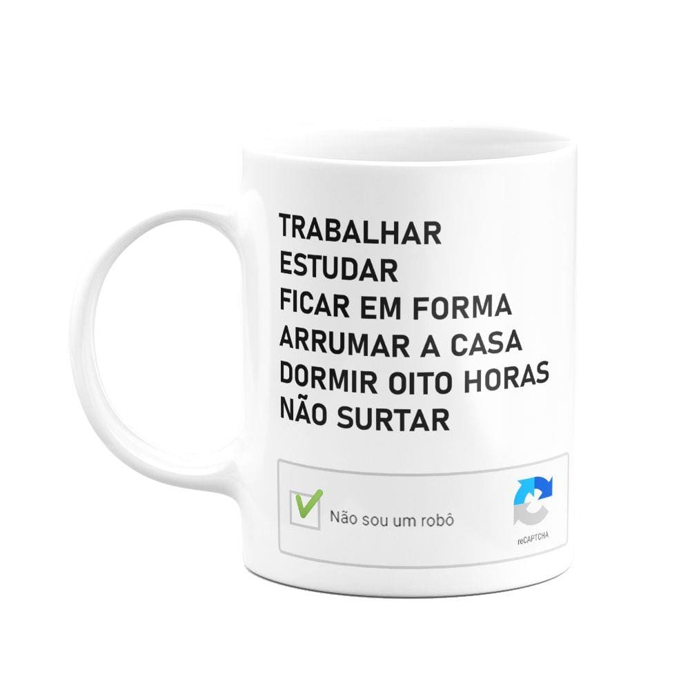 Caneca Divertida - Não sou um robô