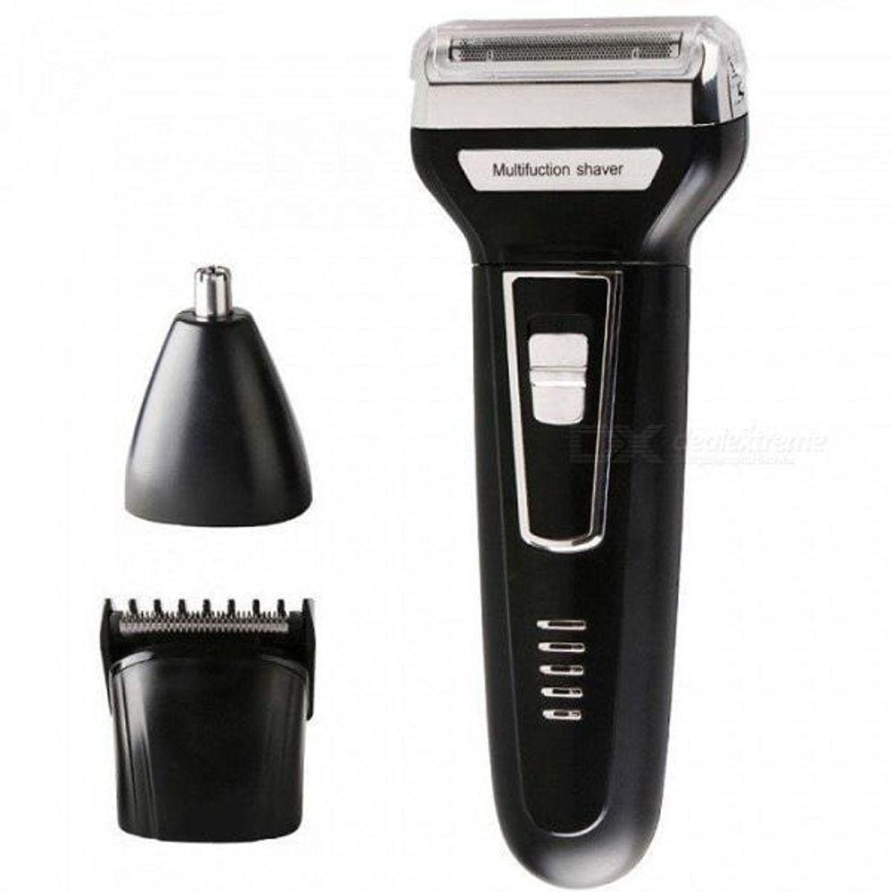 Máquina De Cortar Cabelo Barbeador Aparador 3 Em 1 Elétrico