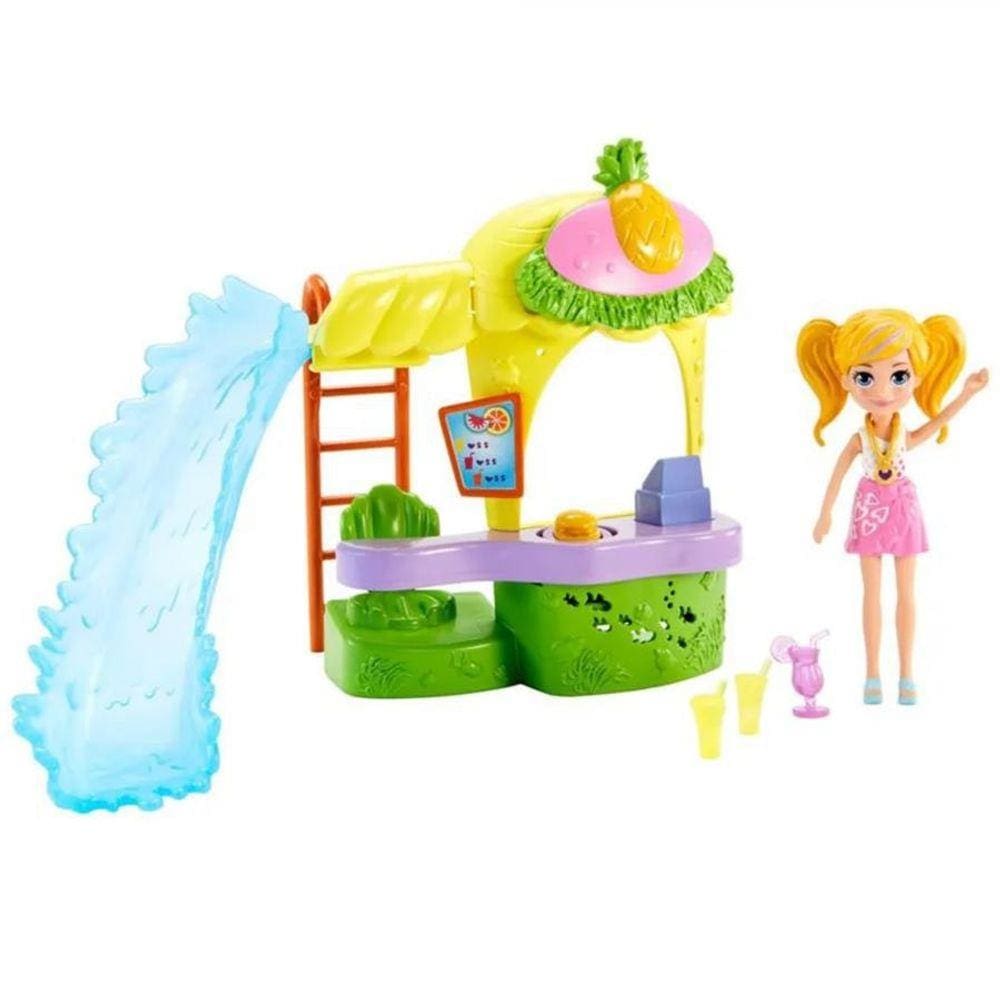 Playset e Boneca - Polly Pocket - Parque Aquático - Mattel