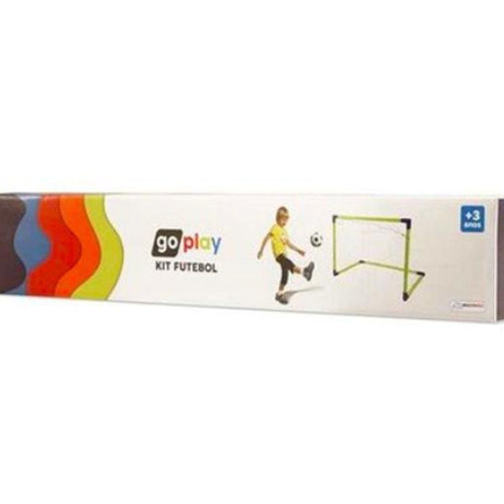 Go Play Kit Futebol Com Bola Trave De Gol E Bomba