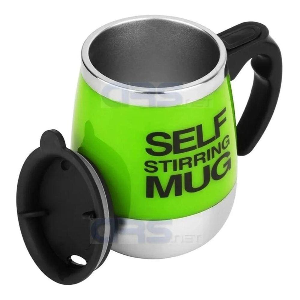 Caneca Elétrica Mixer Inox Automática Mistura Shake Café