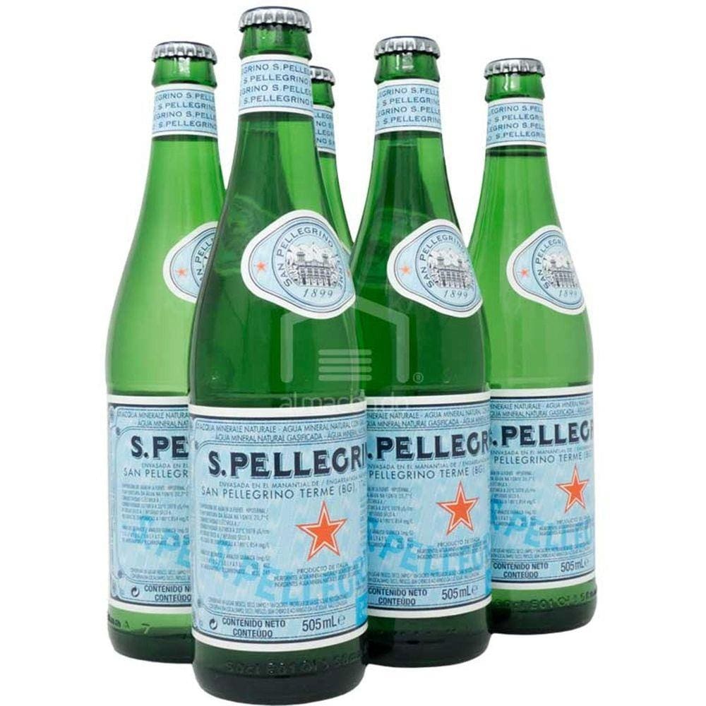 Água Mineral Italiana San Pellegrino Com Gás 505Ml