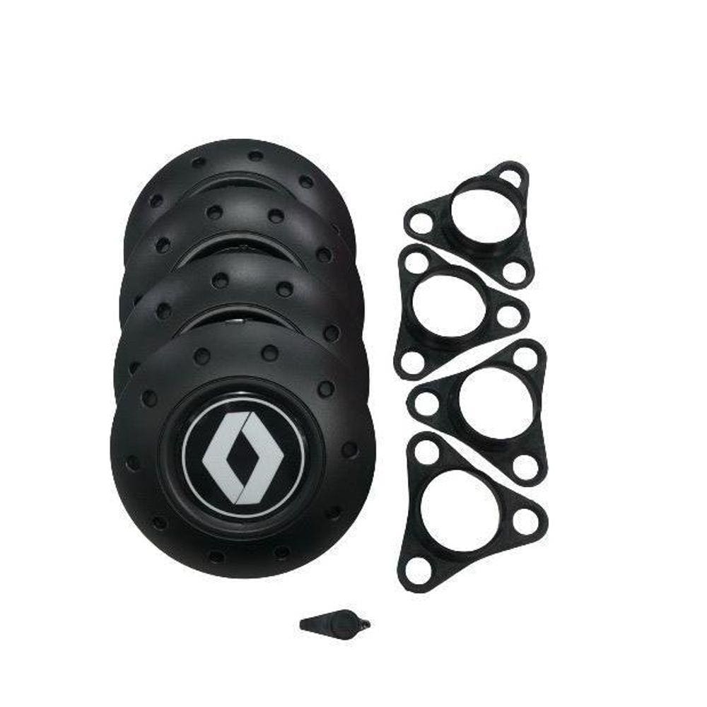 Jogo De Calotas De Centro Miollo Para Renault Kwid Aro 14