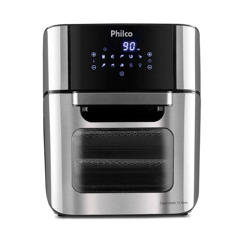 Fritadeira Forno Elétrico Sem Óleo Air Fry Oven Philco PFR2200P Digital 12 L