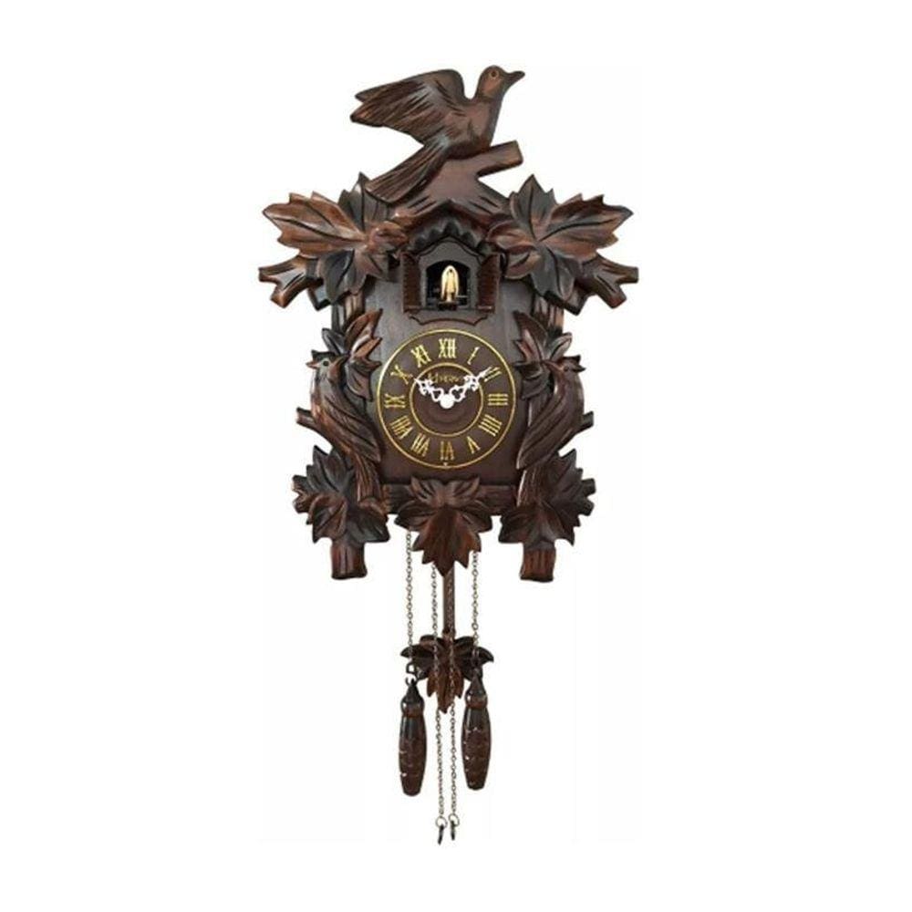 Relógio De Parede Cuco Em Madeira 40cm 530001