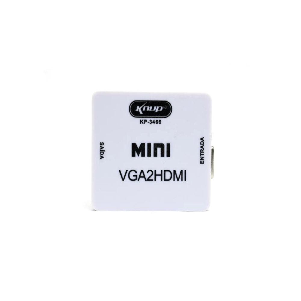 Conversor De Áudio E Vídeo Vga Para Hdmi 1080P Kp-3466 Knup