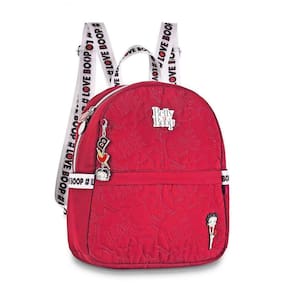 Mini Mochila Betty Boop Feminina Bp2307 Moda Urbano Vermelha