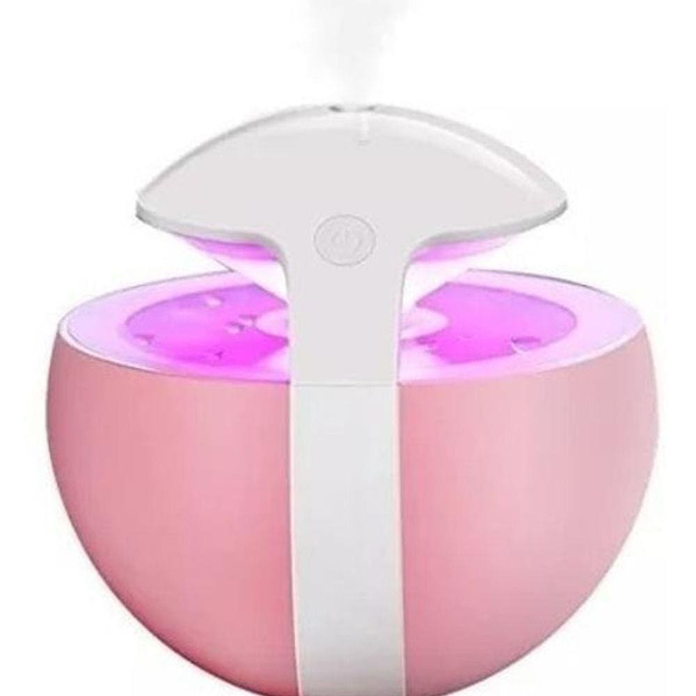 Difusor De Ar - Umidificador 450Ml Ultrassônico Rosa