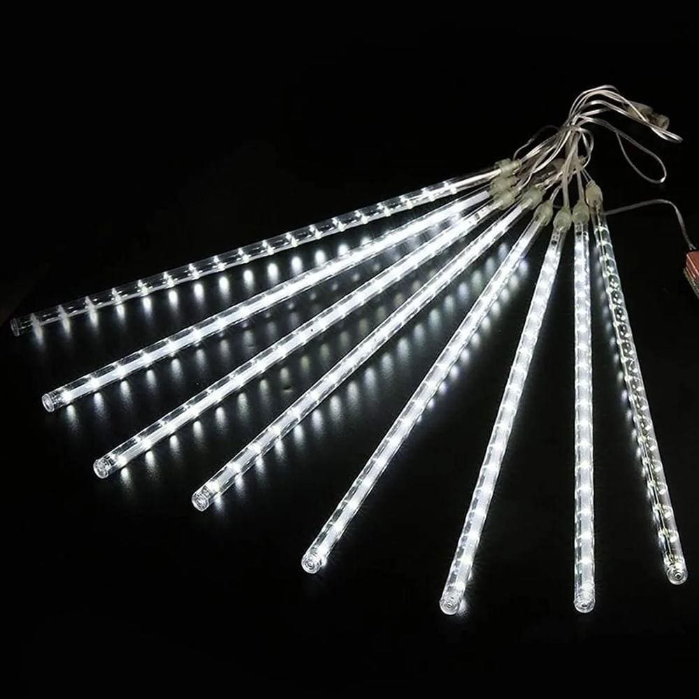 Mini-chuva de Meteoros Branco 240 LEDS BIV - Rio de Ouro