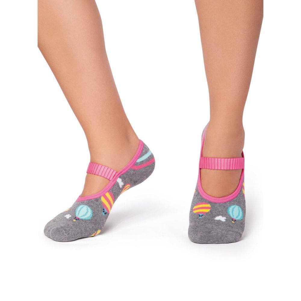 Meia Sapatilha Puket Antiderrapante Harry Potter Golden Trio Feminina