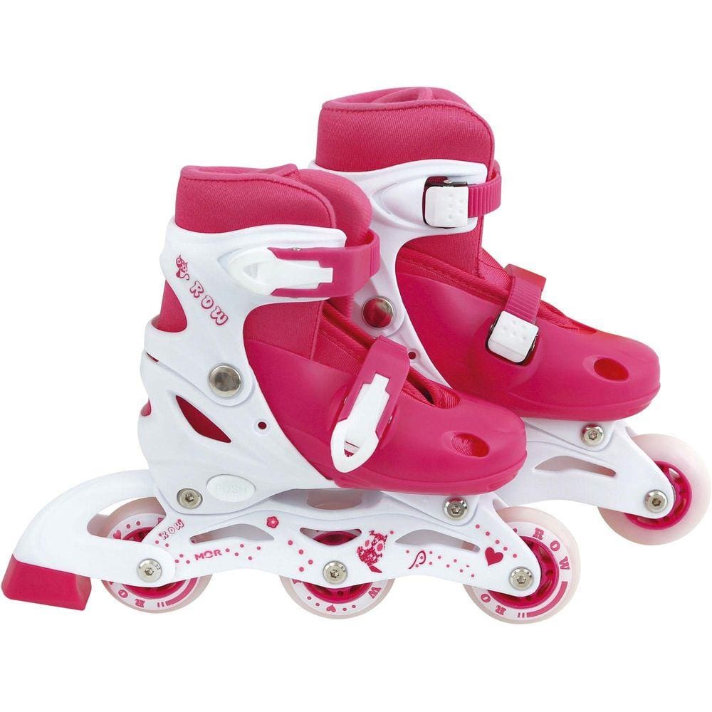 Patins Roller In Line 4 Rodas Infantil Feminino Rosa Tamanho 29 30 31 32  Importway BW-018-R - Patins in Line Infantil - Magazine Luiza